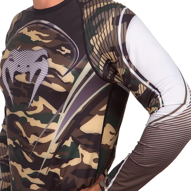 Рашгард лонгслив мужской VENUM
 CAMO HERO CO-8124 (Камуфляж)