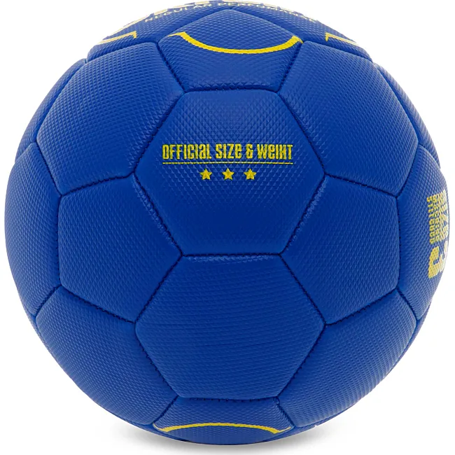Детский футбольный мяч UKRAINE International Standart FB-9308 №3 PU (Синий)