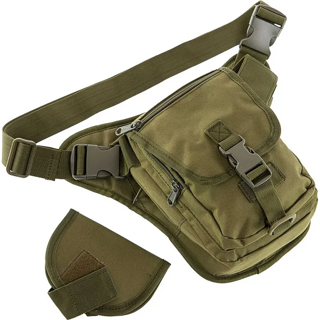 Тактическая сумка
 на бедро Military Ranger ZK-9116
 25х15х12см 4,5л (Черный)