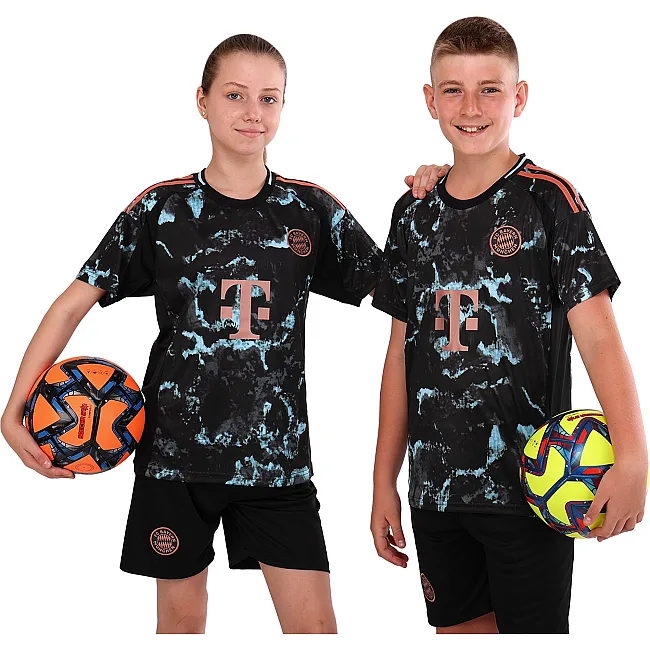 Футбольна форма дитяча із символікою клубу BAYERN MUNCHEN гостьова 2025 SP-SPORT CO-4734 20-28