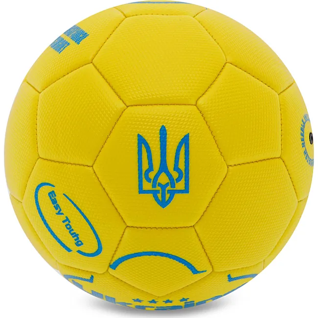 Детский футбольный мяч UKRAINE International Standart FB-9308 №3 PU (Синий)