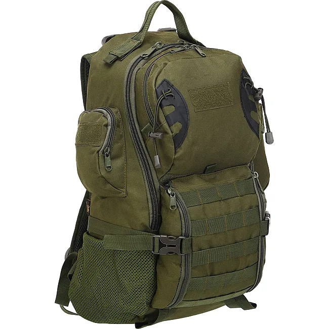 Штурмовой тактический рюкзак
 трехдневный SILVER KNIGHT TY-02
 30x18x51см 27л (Оливковый)