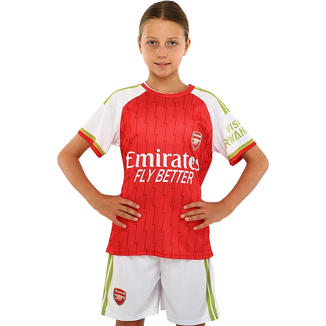 Футбольна форма дитяча із символікою клубу
 ARSENAL домашня 2024 SP-SPORT

 CO-7180 (Білий-червоний)