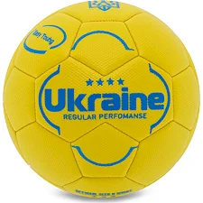Футбольний м'яч UKRAINE International Standart FB-9308 №3 PU (Жовтий)