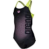 Купальник закрытый для девочек Arena DIM LIGHT SWIMSUIT SWIM PRO BA черный, желтый