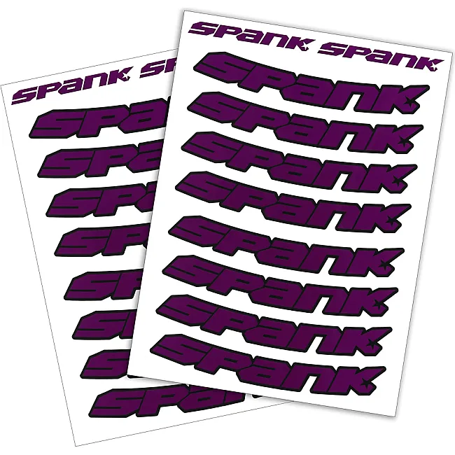 Набор наклеек на обода SPANK Decal kit, Purple
