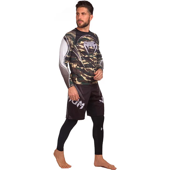Рашгард лонгслив мужской VENUM
 CAMO HERO CO-8124 (Камуфляж)