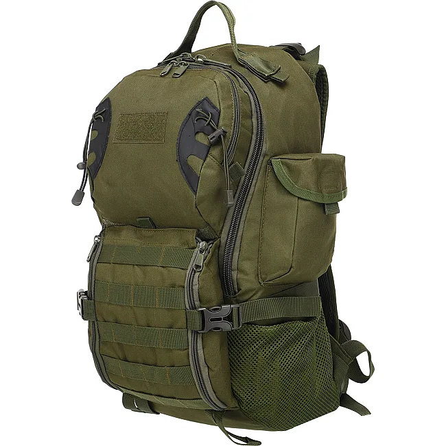 Штурмовой тактический рюкзак
 трехдневный SILVER KNIGHT TY-02
 30x18x51см 27л (Оливковый)