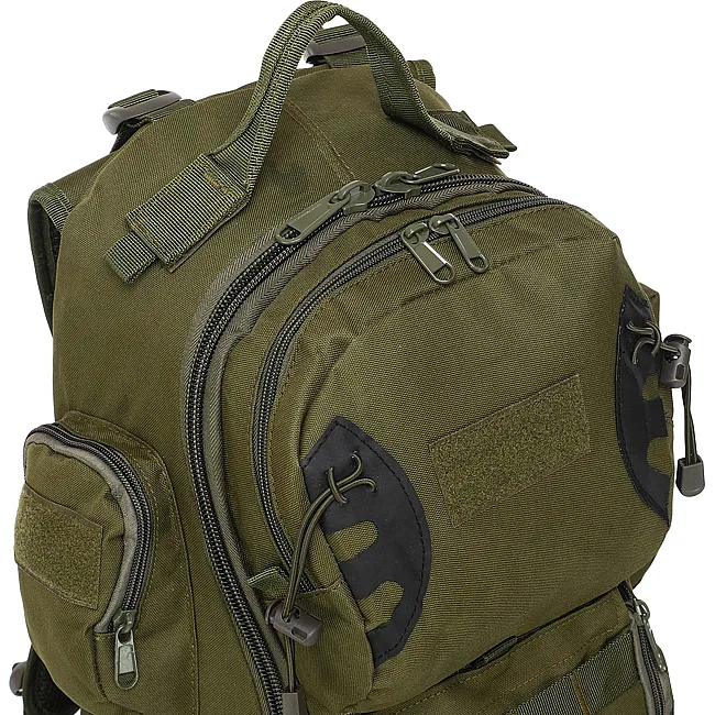 Штурмовой тактический рюкзак
 трехдневный SILVER KNIGHT TY-02
 30x18x51см 27л (Оливковый)