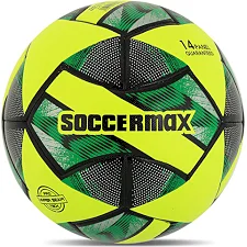 Футбольный мяч HYBRID SOCCERMAX FB-4126 №5 PU (Желтый-зеленый)