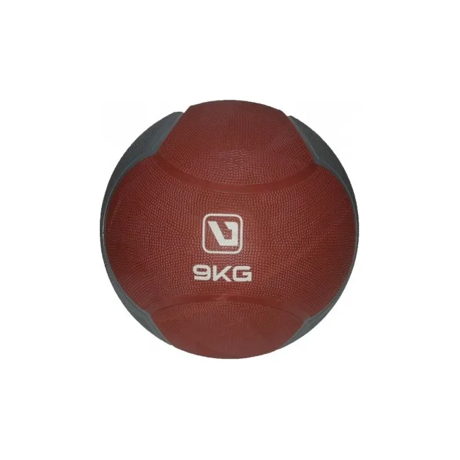Медбол MEDICINE BALL темно-вишневый, темно-серый 9кг-286мм