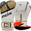 Боксерские перчатки RDX F7 Ego Golden (капа в комплекте)