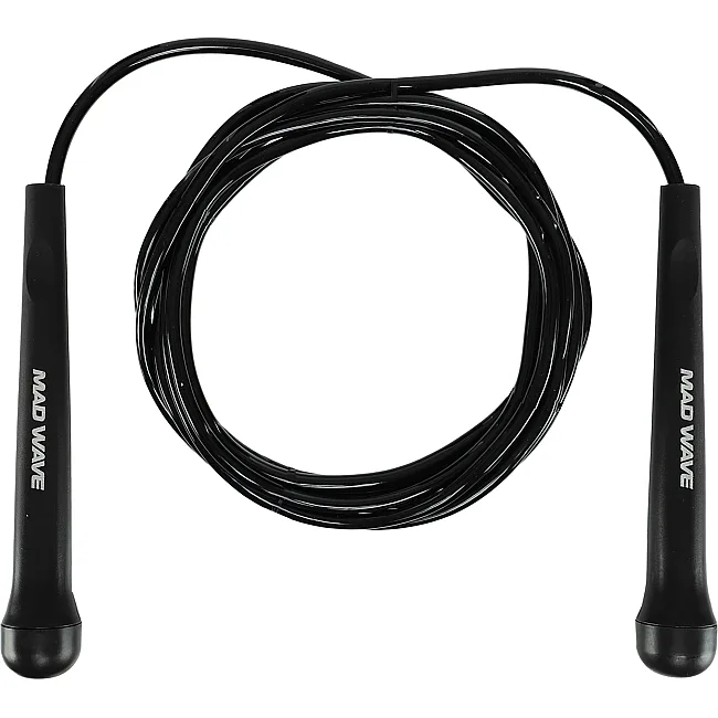 Скакалка MADWAVE
 M132001001W 2,95м (Черный)