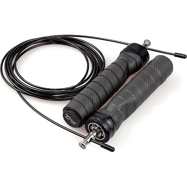 Скоростная скакалка 7SPORTS Cross Rope 3м. на подшипниках SK-1 7S черная