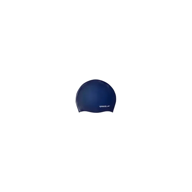 Шапка для плавання Speedo FLAT SILICONE CAP AU темно-синій OSFM