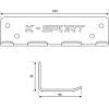 Настенный держатель для грифов K-SPORT KSSL119