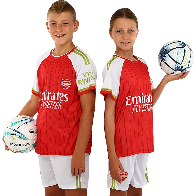 Футбольна форма дитяча із символікою клубу
 ARSENAL домашня 2024 SP-SPORT

 CO-7180 (Білий-червоний)