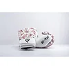 Боксерские перчатки RDX FL-6 WHITE (капа в комплекте)