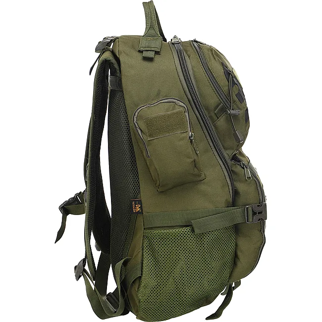 Штурмовой тактический рюкзак
 трехдневный SILVER KNIGHT TY-02
 30x18x51см 27л (Оливковый)