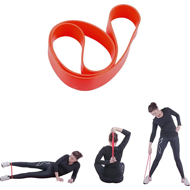 Лента-эспандер для упражнений inSPORTline Hangy Medium 27,5 см красная