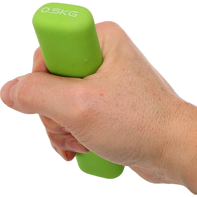 Гантель для фитнеса неопреновая MDbuddy TA-5322-0_5 1шт 0,5кг (Салатовый)