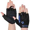 Тренировочные перчатки для фитнеса HARD TOUCH FG-9499 (Черный-синий)
