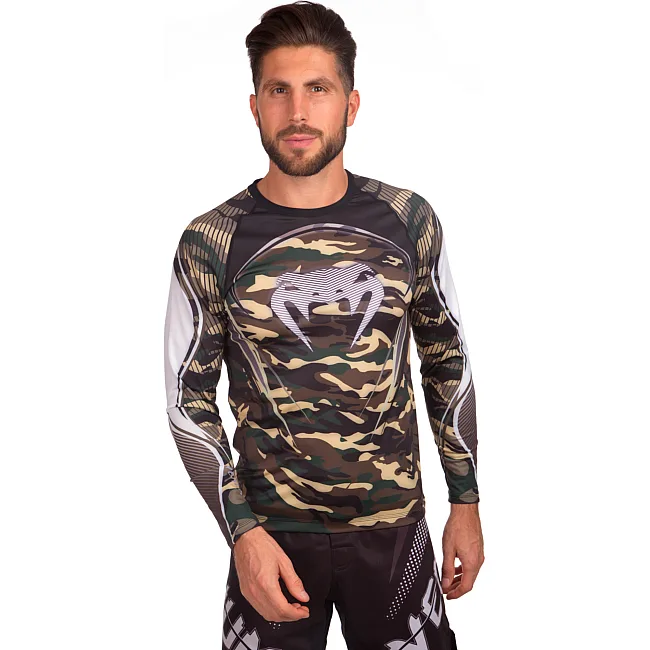 Рашгард лонгслив мужской VENUM
 CAMO HERO CO-8124 (Камуфляж)