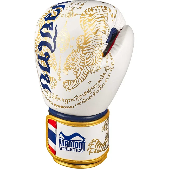 Боксерские перчатки Phantom Muay Thai Gold Limited Edition (капа в подарок)