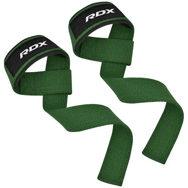 Лямки для тяги RDX W1 Gym Single Strap Army Green Plus