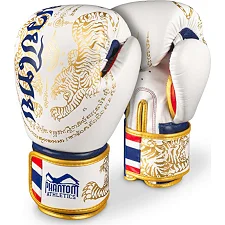 Боксерские перчатки Phantom Muay Thai Gold Limited Edition (капа в подарок)