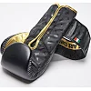 Боксерские перчатки Leone GN220 DNA Black (бинты 4м. в комплекте)