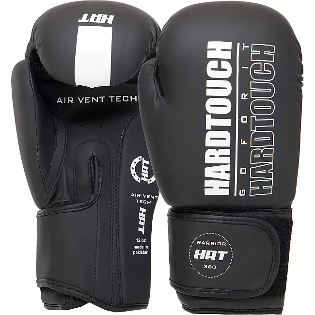 Рукавички для боксу PU HARD TOUCH BO-4436 (Чорний)