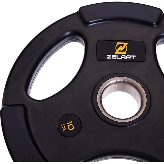 Блин для штанги обрезиненный
 ZELART
 TA-2673-10 51мм 10кг