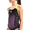 Купальник закрытый для девочек Arena DIM LIGHT SWIMSUIT SWIM PRO BA черный, желтый