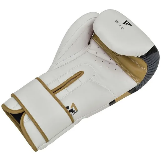 Боксерські рукавиці RDX F7 Ego Golden (капа в комплекті)