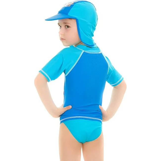 Топ солнцезащитный для парней Aqua Speed ​​SURF-CLUB T-SHIRT 2019
