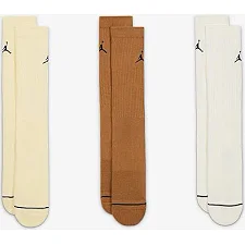 Носки Nike U ED CUSH POLY CREW 3PR 144 бежевый, коричневый, белый