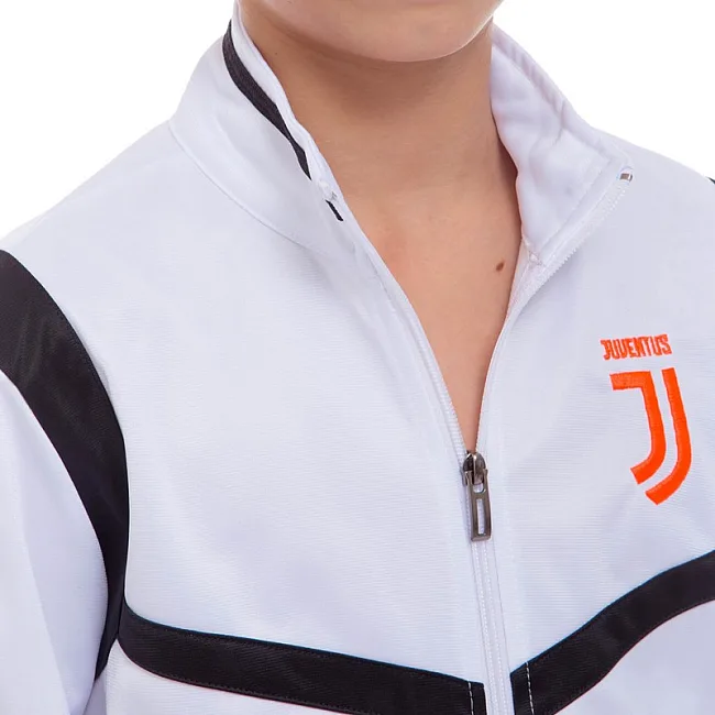 Спортивний костюм дитячий із символікою футбольного клубу JUVENTUS кофта на блискавці та штани LIDONG LD-6122K-J