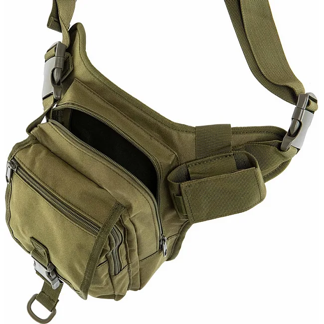 Тактическая сумка
 на бедро Military Ranger ZK-9116
 25х15х12см 4,5л (Черный)