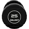 Гантель профессиональная
 CPU покрытие ZELART
 TA-3111-25 1шт 25кг