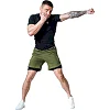 Компрессионные шорты для ММА RDX MMA T16 2-в-1 GREN/BLACK