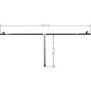 Рамка для растяжки ног SP-SPORT
 SC-8150 см
B 112x80см