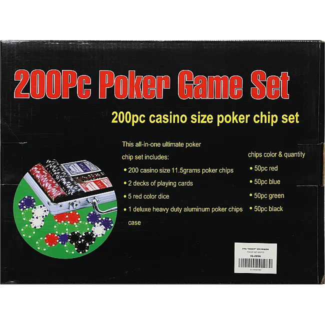 Набор для покера в алюминиевом кейсе Poker game set SP-SPORT
 IG-2056 200 фишек
