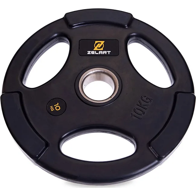 Блин для штанги обрезиненный
 ZELART
 TA-2673-10 51мм 10кг