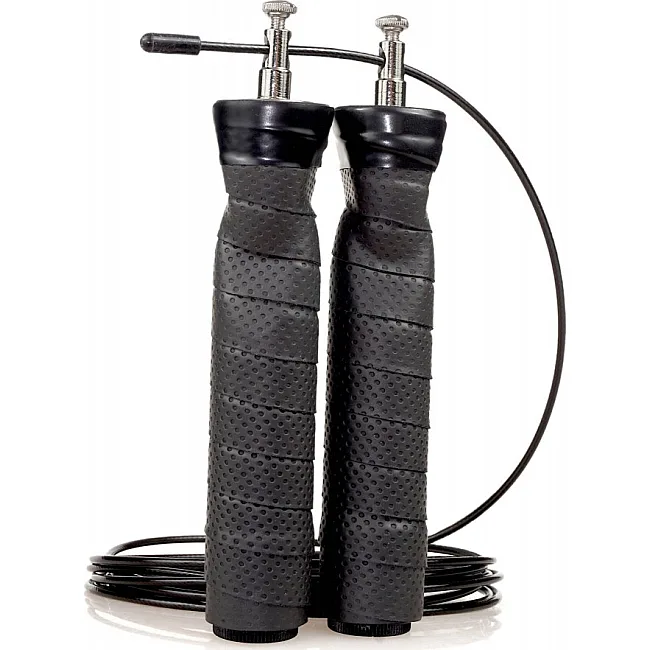 Скоростная скакалка 7SPORTS Cross Rope 3м. на подшипниках SK-1 7S черная