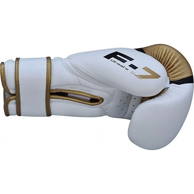 Боксерські рукавиці RDX F7 Ego Golden (капа в комплекті)