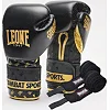 Боксерские перчатки Leone GN220 DNA Black (бинты 4м. в комплекте)