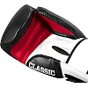 Боксерские перчатки TITLE Classic Leather 2.0 Black/White/Red (бинты 4м. в комплекте)