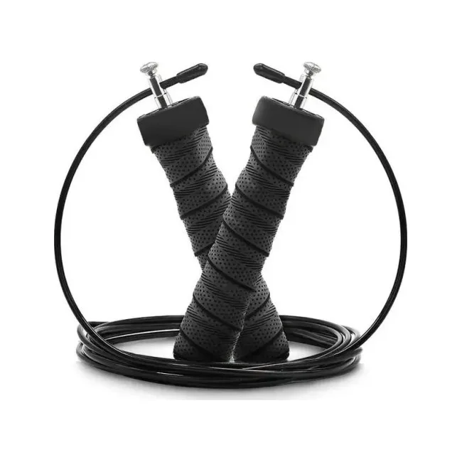 Скоростная скакалка 7SPORTS Cross Rope 3м. на подшипниках SK-1 7S черная