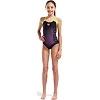 Купальник закрытый для девочек Arena DIM LIGHT SWIMSUIT SWIM PRO BA черный, желтый